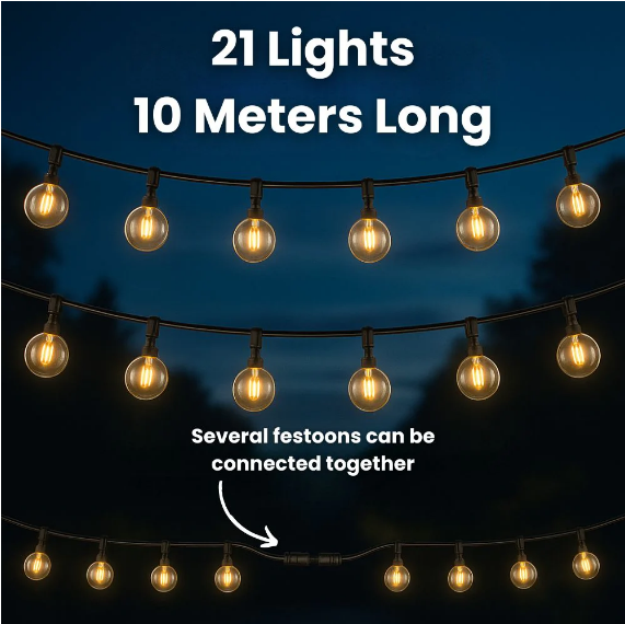 Solar Festoon Lights