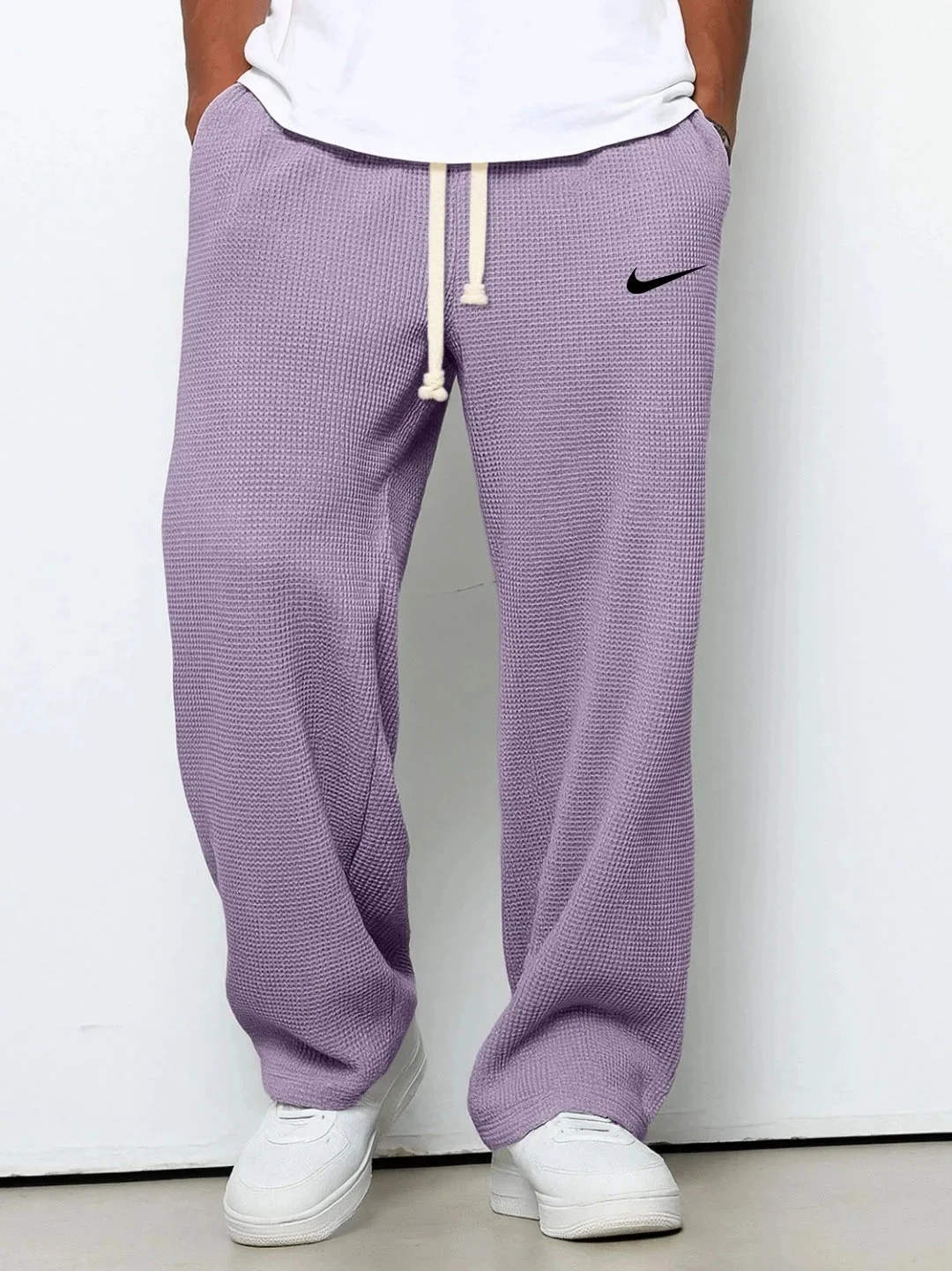 Men's Spring And Autumn Casual Sports Textured Trousers