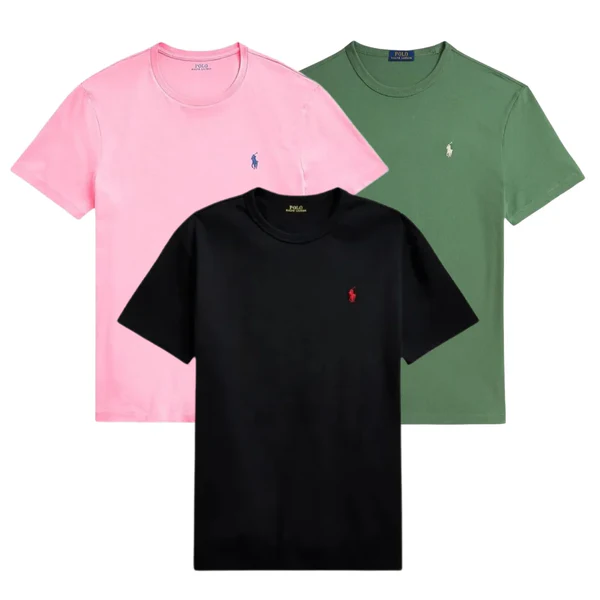 3-PACK – MEN'S SLIM-FIT COTTON T-SHIRTS