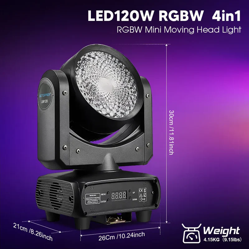 LM120 Demon's Eye 120w Moving Head DJ Light