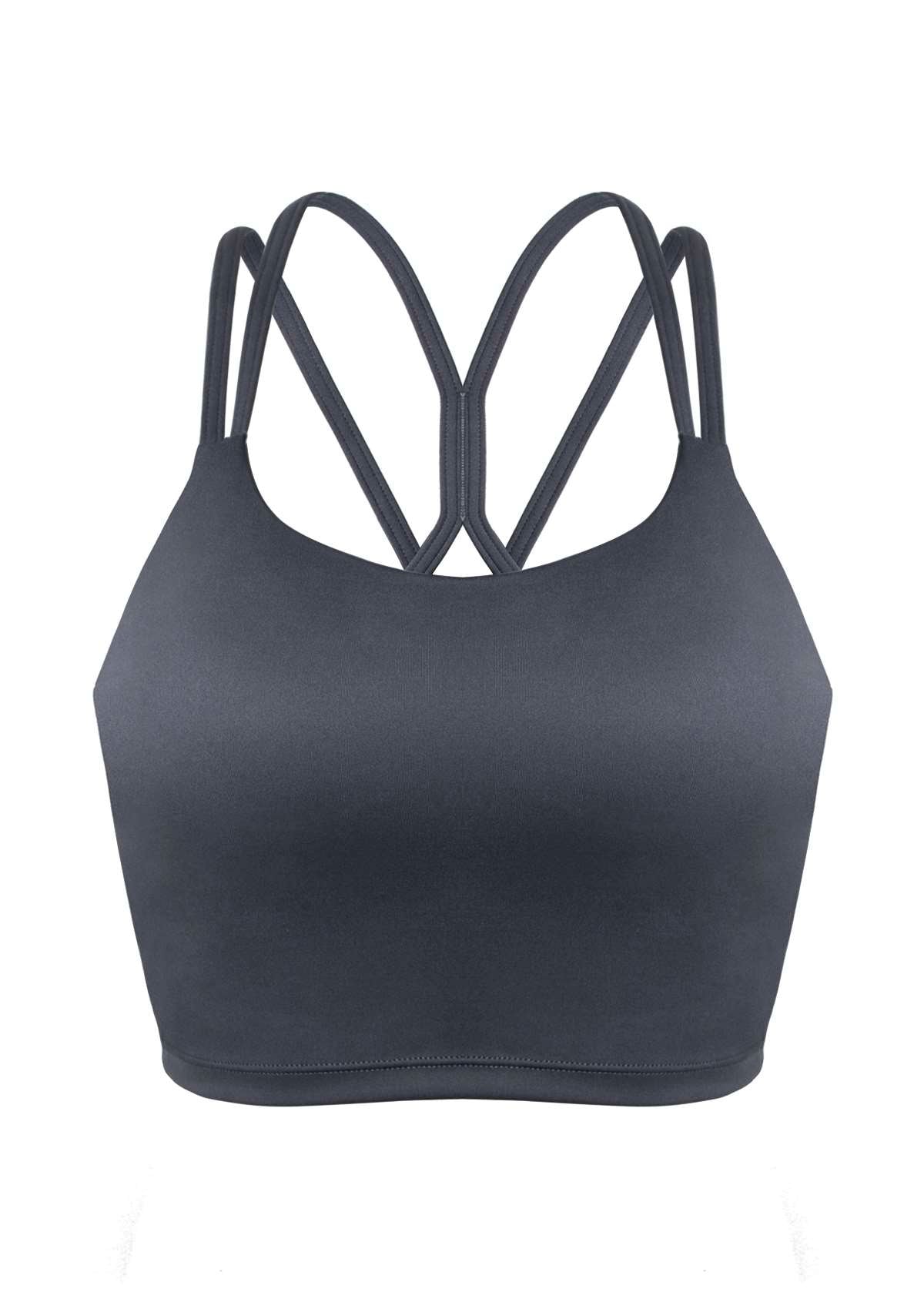 HSIA Wireless Low-Impact Crisscross Padded Sports Singlet