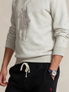 Ralph Lauren round neck towel embroidered sweatshirt